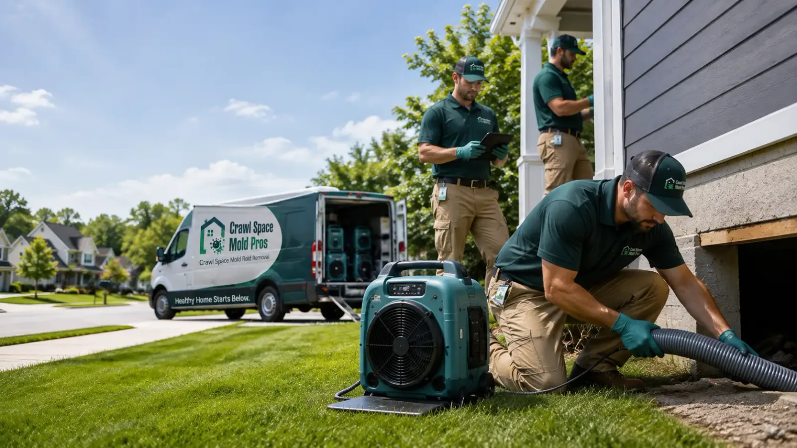 Crawl Space Mold Removal in Dresher, PA